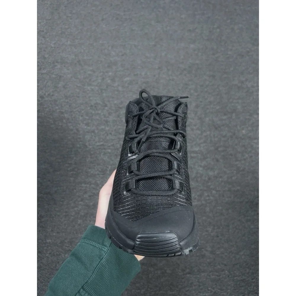 New Kizik Unisex Wasatch Mid Waterproof Hiking Black Shoes Boots Men 4.5 Women 6